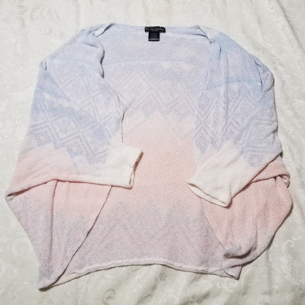 Pastel ombre cardigan